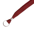 Plain Lanyard with Split Ring (18"x3/8")